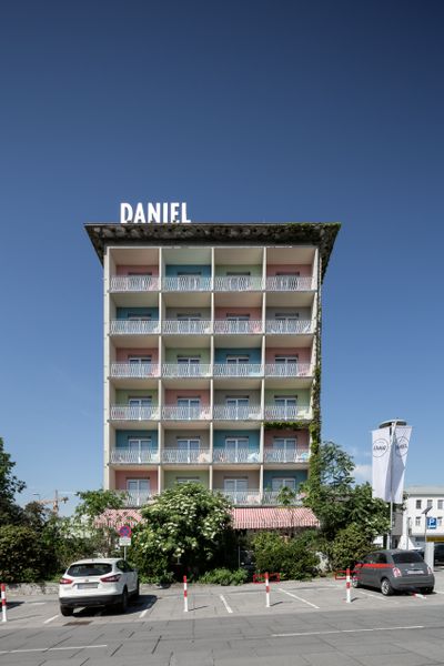 Hotel Daniel Georg Lippert, Josef Heinzle, Stephan Simony, Werner Aisslinger 1955, 2005, 2014