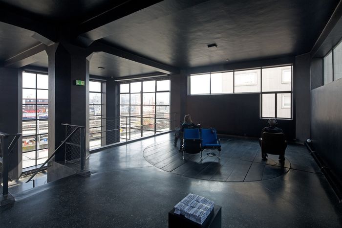 Blick in die Ausstellung "film foto foto film" im aut, Bildnachweis: Günter R. Wett