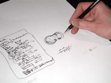 Skizze von Heinz Tesar