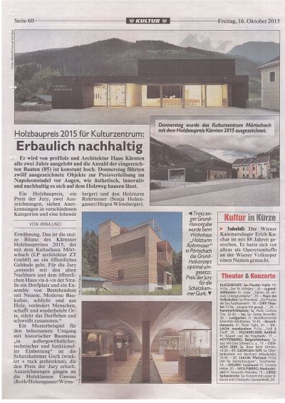 Kronen Zeitung_2015.10.16_ Erbaulich nachhaltig