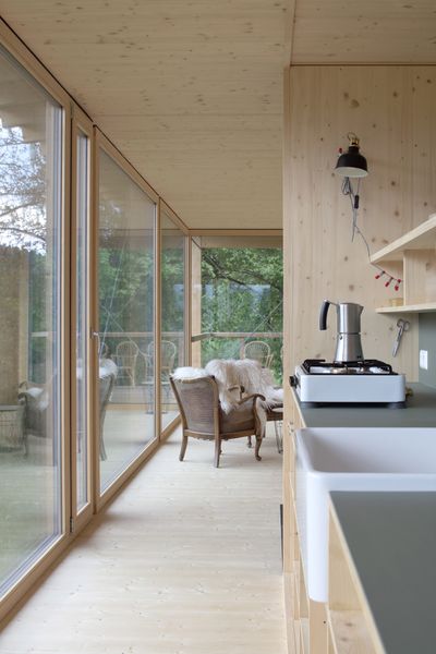 Haus in der Wiese