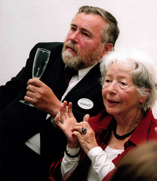 Mit Traude WIndbrechtinger anlässlich "Endlich 40 ÖGFA"