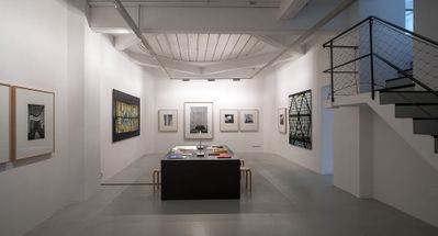 Blick in die Ausstellung "Klaus Kinold: Hans Döllgast und Rudolf Schwarz" im aut
